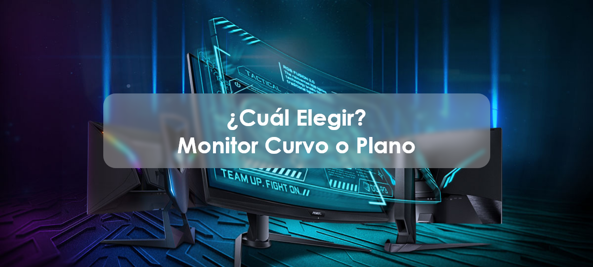 Monitor Curvo vs. Plano ¿Cuál Elegir?