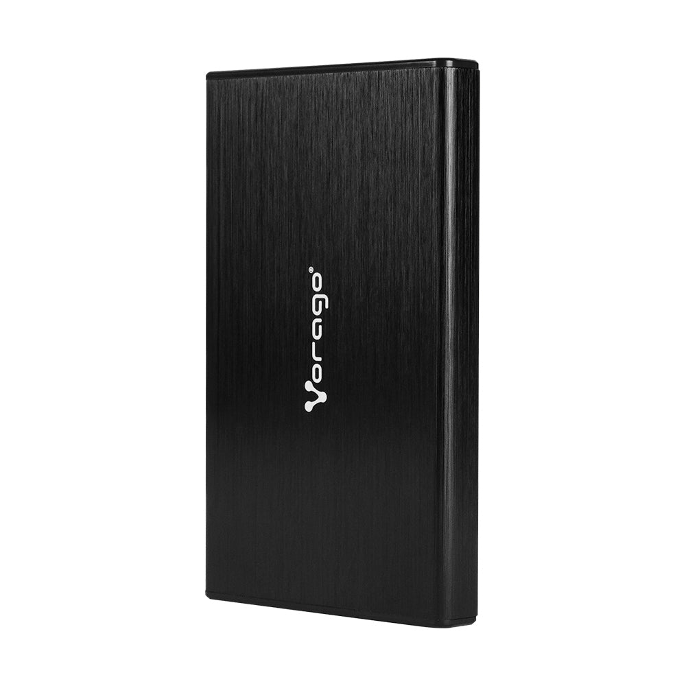 Vorago HDD-202 caja para disco duro externo Cubierta de disco duro/SSD Negro 2.5", SATA, 10 Gbit/s, Conexión USB