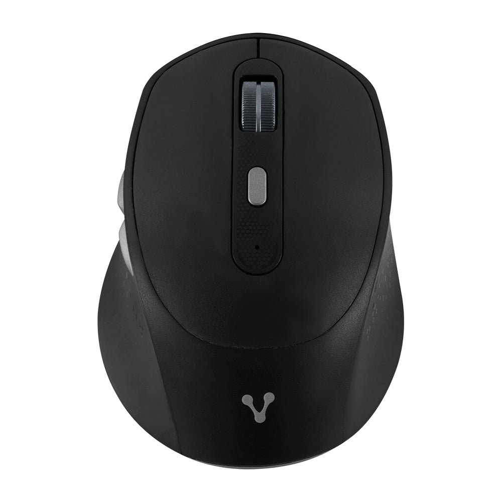 Vorago MO-450 ratón Oficina Diestro Bluetooth + USB Type-A Óptico 1600 DPI, Negro