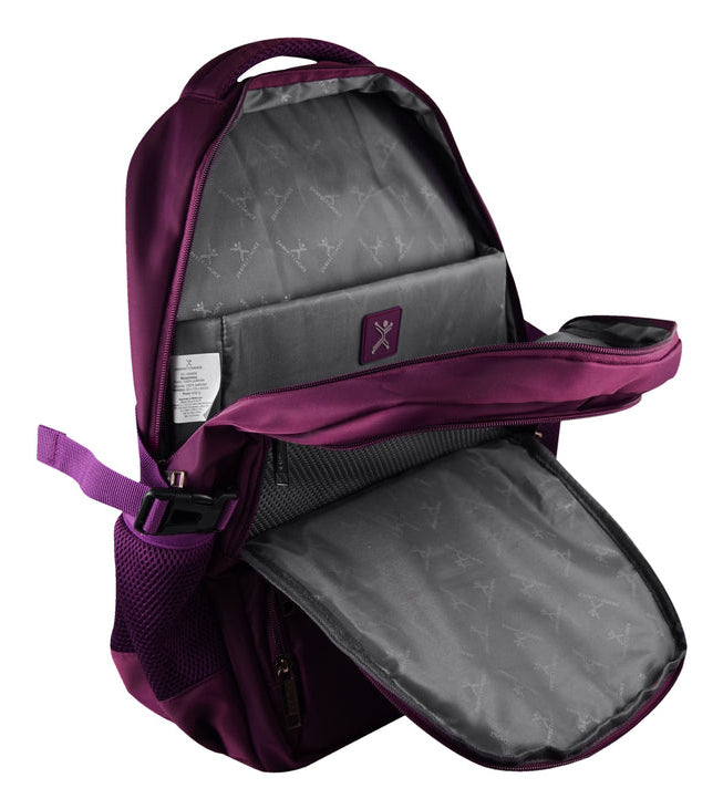 Perfect Choice PC-084686 maletín para laptop 43.2 cm (17") Mochila Púrpura, 680 g