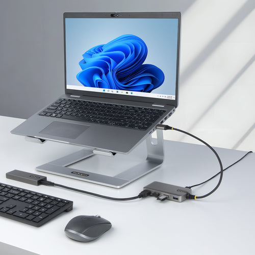 StarTech.com Hub USB-A de 4 Puertos - Ladrón USB USB-A - USB-A a 4x USB-A - Concentrador USB 3.0 Portátil de 5Gbps - Ali
