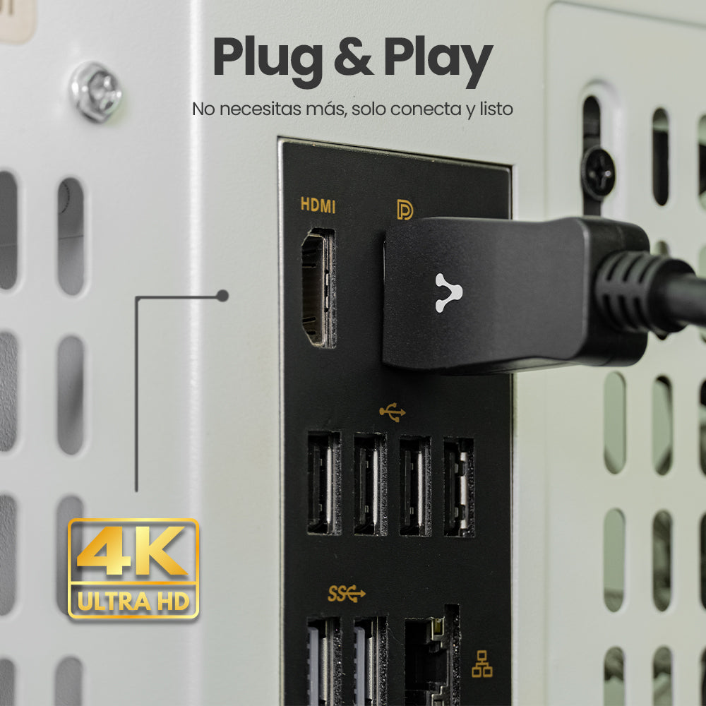CABLE VORAGO CAB-309 DISPLAY PORT A DISPLAY PORT 4K 2 MT