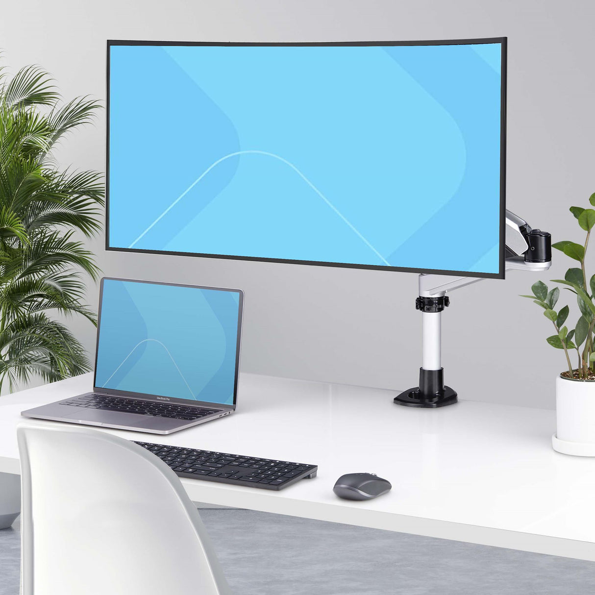 StarTech.com Soporte de Escritorio para Monitor VESA 75x75/100x100 de 27 Pulgadas 16:9 / 30 Pulgadas 21:9 Ultrawide - Gr