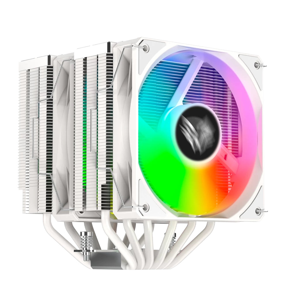 Balam Rush BR-937931 sistema de refrigeración de computadora Procesador Enfriador de aire 12 cm Blanco, 600 RPM, 1800 RP