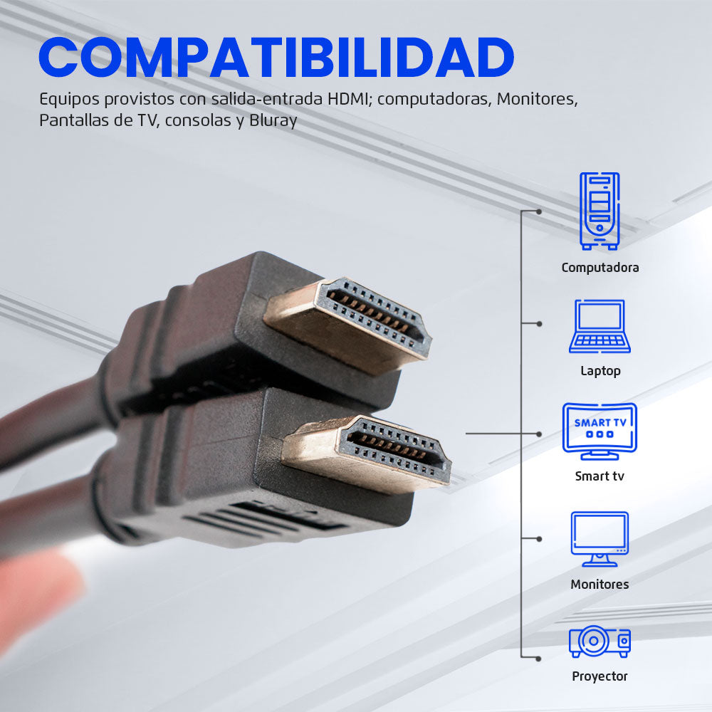 Vorago CAB-109 cable HDMI 2 m HDMI tipo A (Estándar) Negro