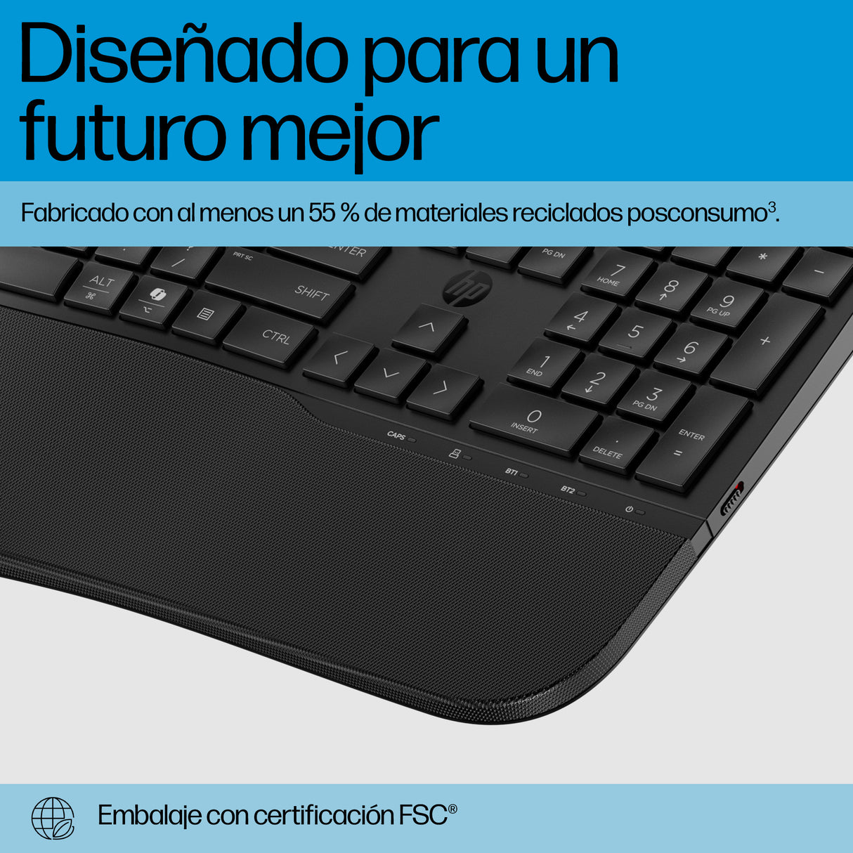 Teclado inalámbrico HP 685 modo dual Com