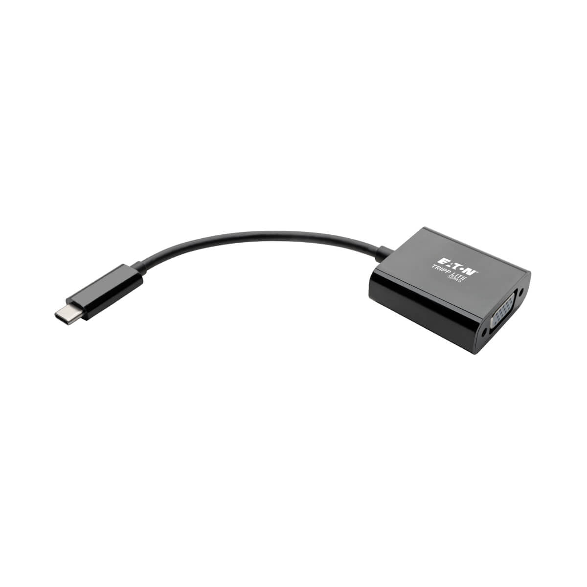 Tripp Lite U444-06N-VB-AM Adaptador USB-C a VGA con Modo Alterno - DP 1.2, Negro, 3.2 Gen 1 (3.1 Gen 1), USB Tipo C, 192
