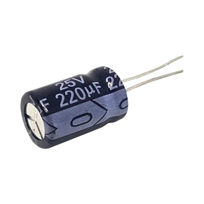 Syscom 0220M0025V condensador Negro Cilíndrico 1 pieza(s)