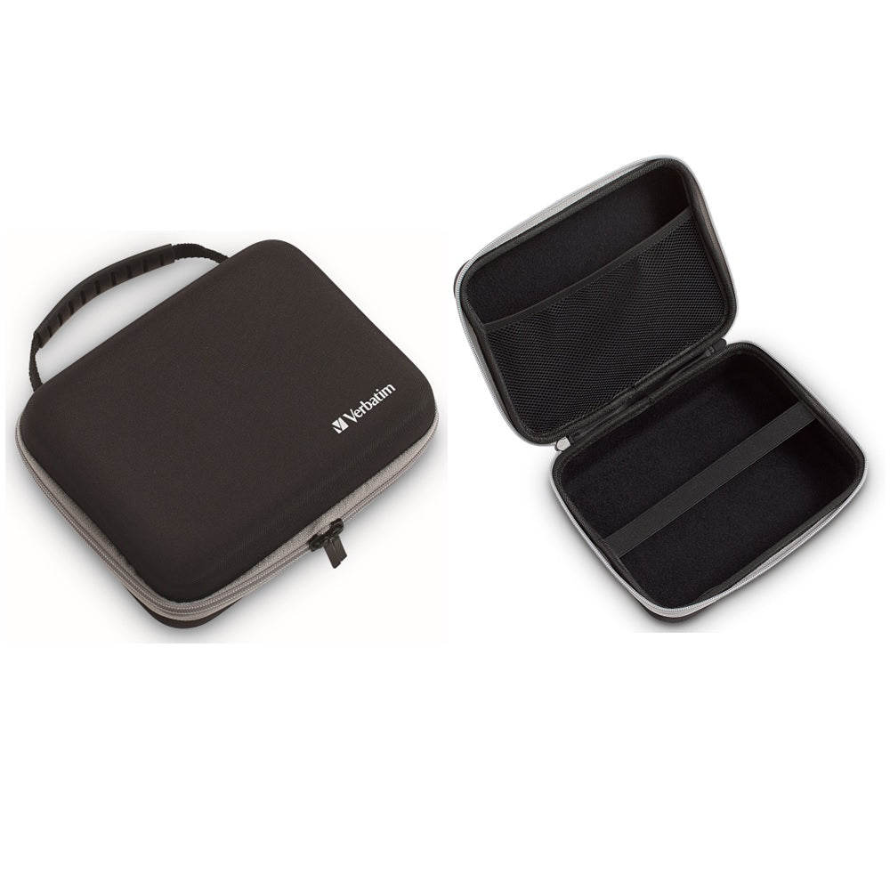 Estuche Verbatim para Nintendo Switch Negro, Almacenamiento para Juegos y Accesorios, Resistente