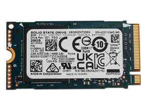 Disco SSD Kioxia de 256GB, M.2 PCIe NVMe 2242, Velocidad 2000MB/s
