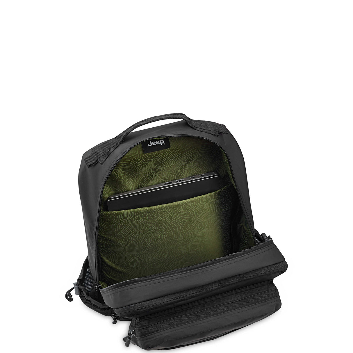 Delsey J02744610-00 maletín para laptop 39.6 cm (15.6") Mochila Negro, Tirante para hombro, 800 g