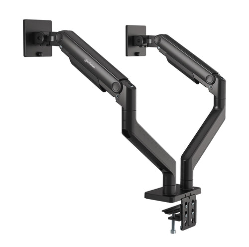 Manhattan Soporte doble de sobremesa para TV/monitores (Articulado con muelle), para pantallas de 13" a 45", f