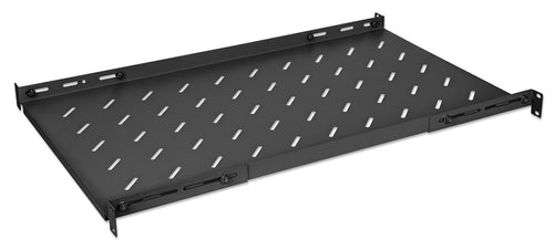 Intellinet Étagère fixe réglable 19", 1U, profondeur 750 mm, rails réglables de 750 à 950 mm, charge max. 20 kg, no