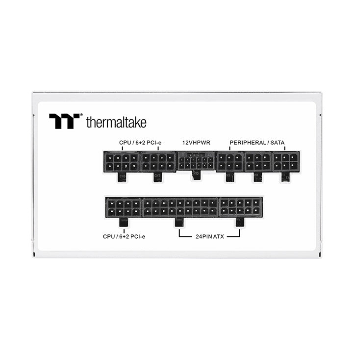 Thermaltake Toughpower GF A3 Snow 850W - TT Premium Edition unidad de fuente de alimentación 24-pines ATX ATX Blanco