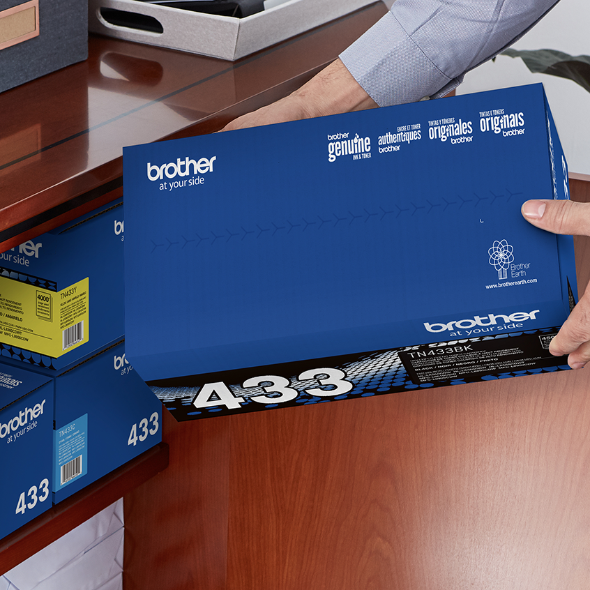 Toner Brother Tn433Bk Negro 4000 Pgs Mfcl8900Cdw