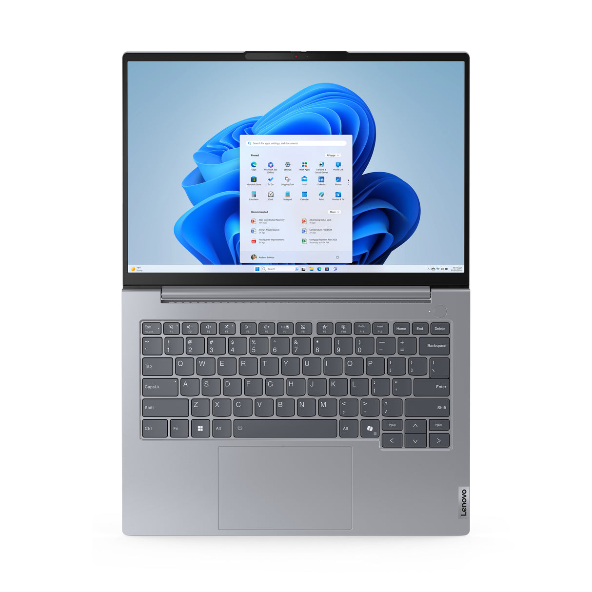 Lenovo ThinkBook 14 G7 IML Laptop Arctic Grey Portátil Gris Concha