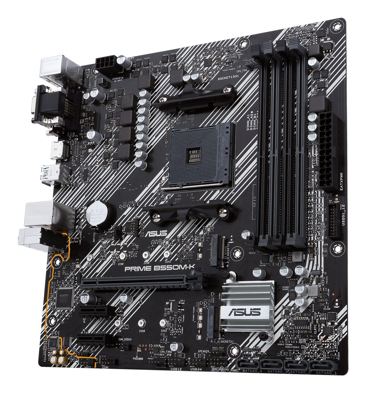 ASUS PRIME B550M-K placas base AMD Zócalo AM4 AMD Ryzen 3000 Series DDR4-SDRAM