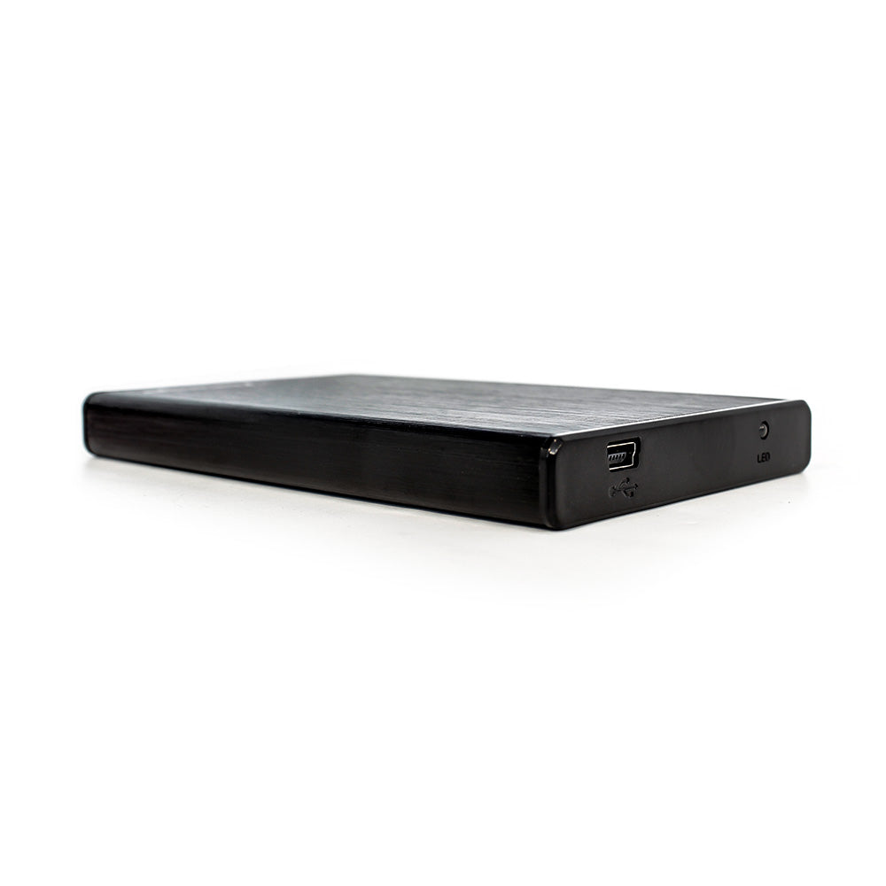 ENCLOSURE VORAGO DD 2.5 USB 2.0 SATA SOP. HASTA 2 TB NEGRO HDD-102-BK