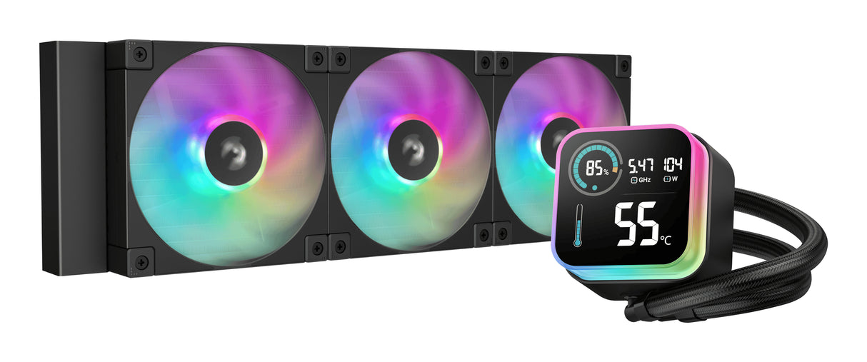 DeepCool LQ360 sistemas de refrigeración para ordenadores Procesador Kit de refrigeración líquida 12 mm 38,71 dB