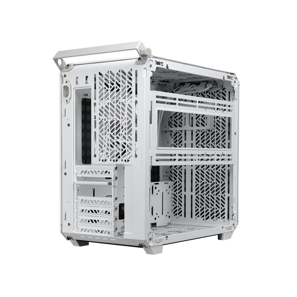 Cooler Master QUBE 500 Flatpack Macaron Edition Midi Tower Crema de color, Color menta, Rosa, ATX, EATX, ITX