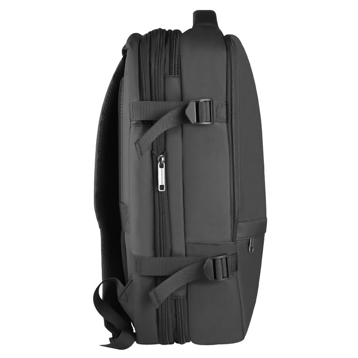 Perfect Choice PC-084808 mochila Mochila de viaje Negro, Compartimento del portátil, A prueba de agua