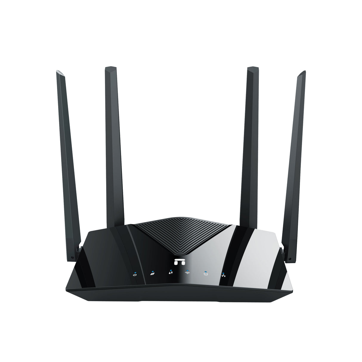 Netis System NX10 router inalámbrico Gigabit Ethernet Doble banda (2,4 GHz / 5 GHz) Negro, Wi-Fi 6 (802.11ax), Router de