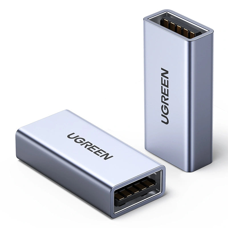 Ugreen 20119 cambiador de género para cable USB-A Gris