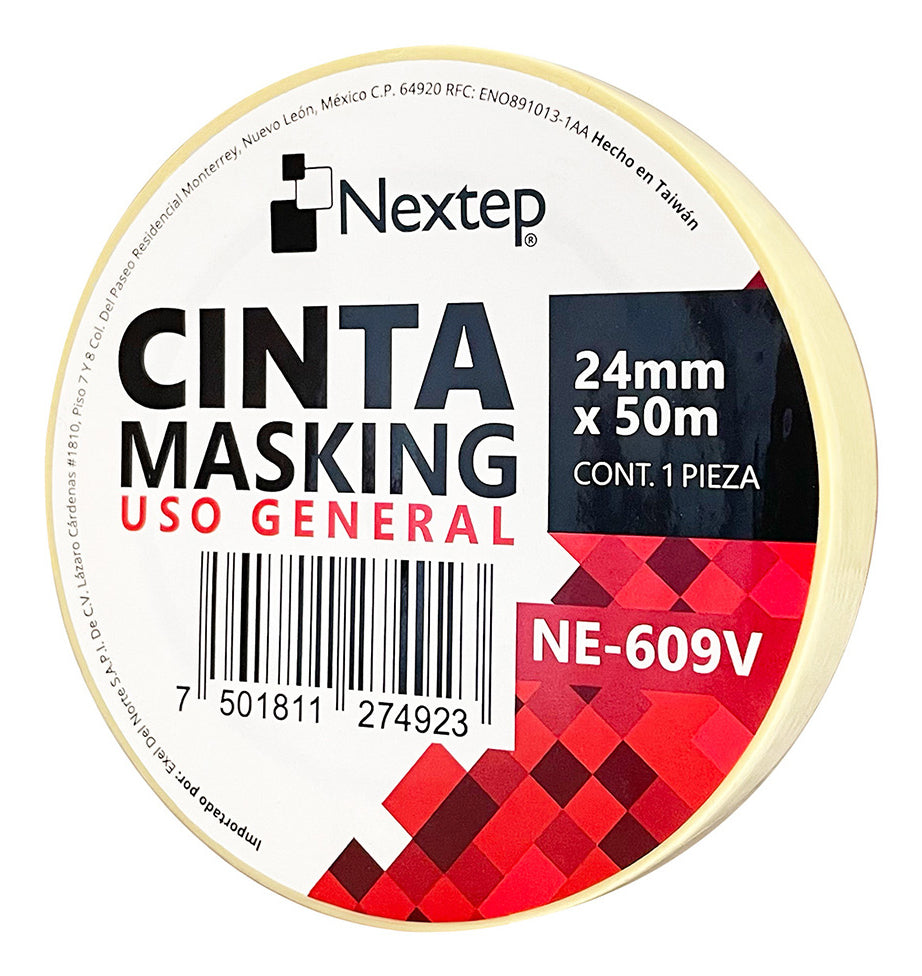 Nextep NE-609V cinta adhesiva de papelería o oficina 50 m Beige 1 pieza(s)