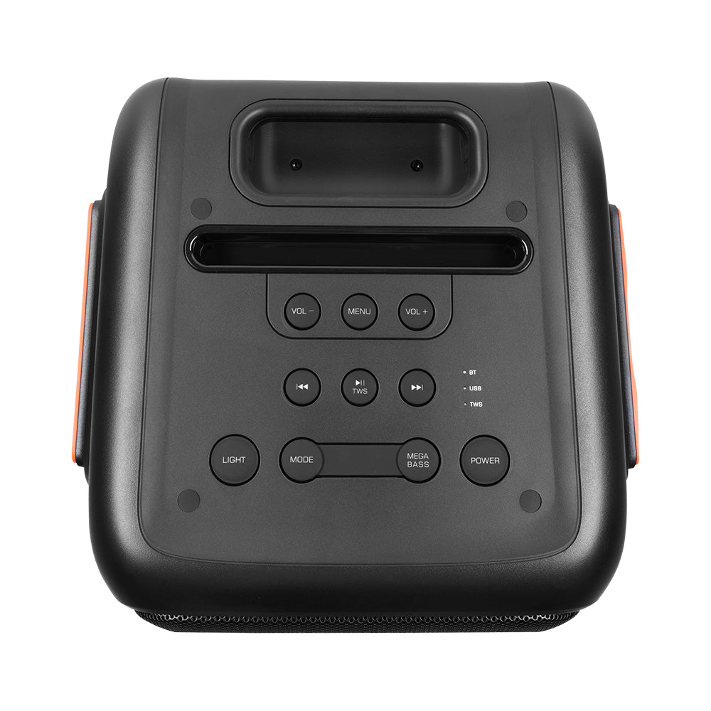 Vorago KSP-700 altavoz portátil y para fiesta Altavoz portátil estéreo Negro, Inalámbrico, Rectángulo, Botones