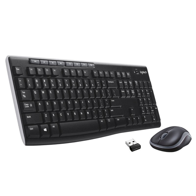 Kit Logitech MK270 Teclado/Mouse USB Inalámbrico 10m Negro (920-004432)