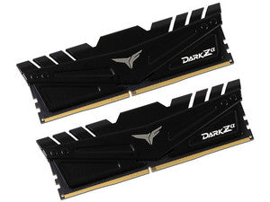 Kit de Memorias DIMM TeamGroup T-Force Delta Dark Z Alpha, DDR4 3200MHz CL16, 16GB (2 x 8GB), Color Negro