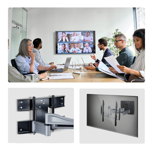 StarTech.com Soporte VESA de Pared de Servicio Pesado para TV Pantalla de Hasta 100" - Soporte Articulado de 85kg d