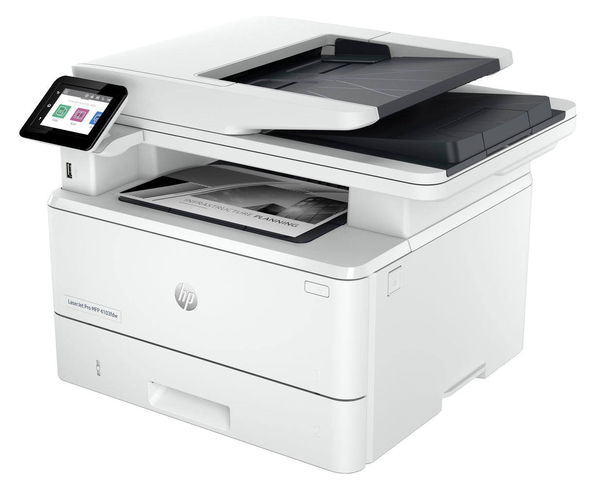 HP LaserJet Pro MFP 4103fdw Printer Impresora Multifunción Laser WiFi Blanco