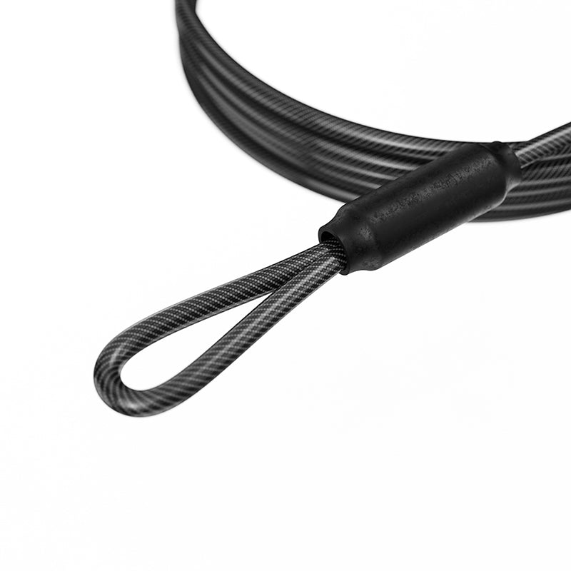 Klip Xtreme Bolt WC II cable antirrobo Negro, Plata 2 m, Brecha, Código, Acero galvanizado
