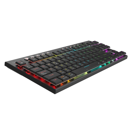 Teclado Gaming Balam Rush GK959, Retroiluminación RGB, 104 Teclas, Anti-Ghosting, Cable Trenzado