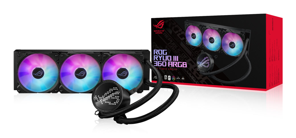 ASUS ROG Ryuo III 360 ARGB sistemas de refrigeración para ordenadores Procesador Kit de refrigeración líquida 12 mm 2200 RPM