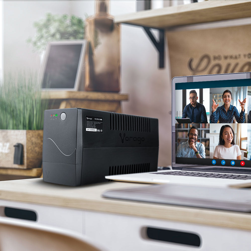 Vorago UPS-400 sistema de alimentación ininterrumpida (UPS) Línea interactiva 1 kVA 600 W, Sine/Square, 145 V