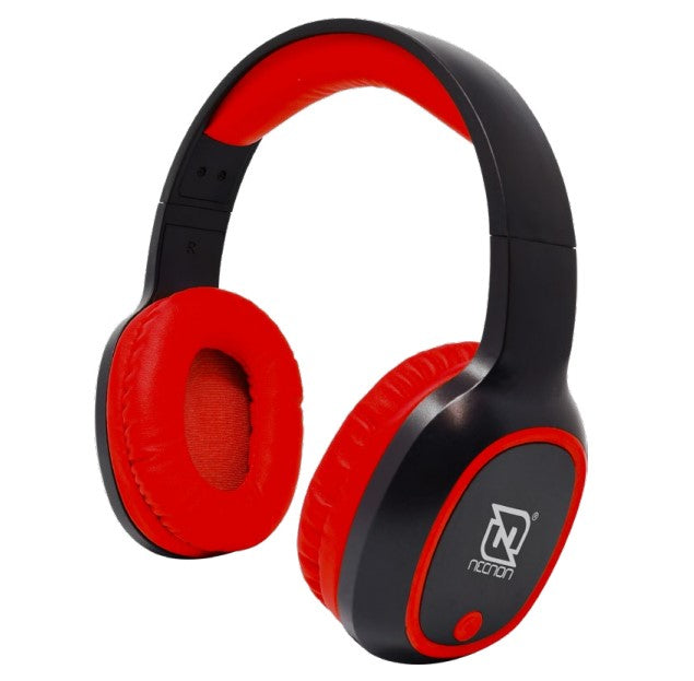 Necnon NBAB042500 auricular y casco Auriculares Inalámbrico Diadema Llamadas/Música Bluetooth Rojo