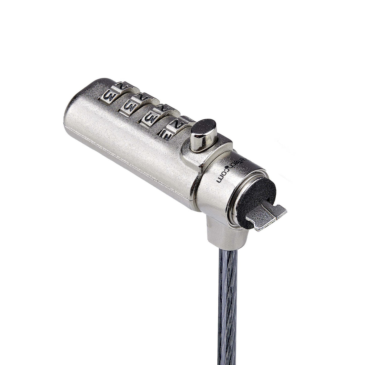 StarTech.com Cable de Seguridad Delgado de Portátil Compatible con K-Slot de 1,5m - Cable Antirrobo para Portátil con Ca