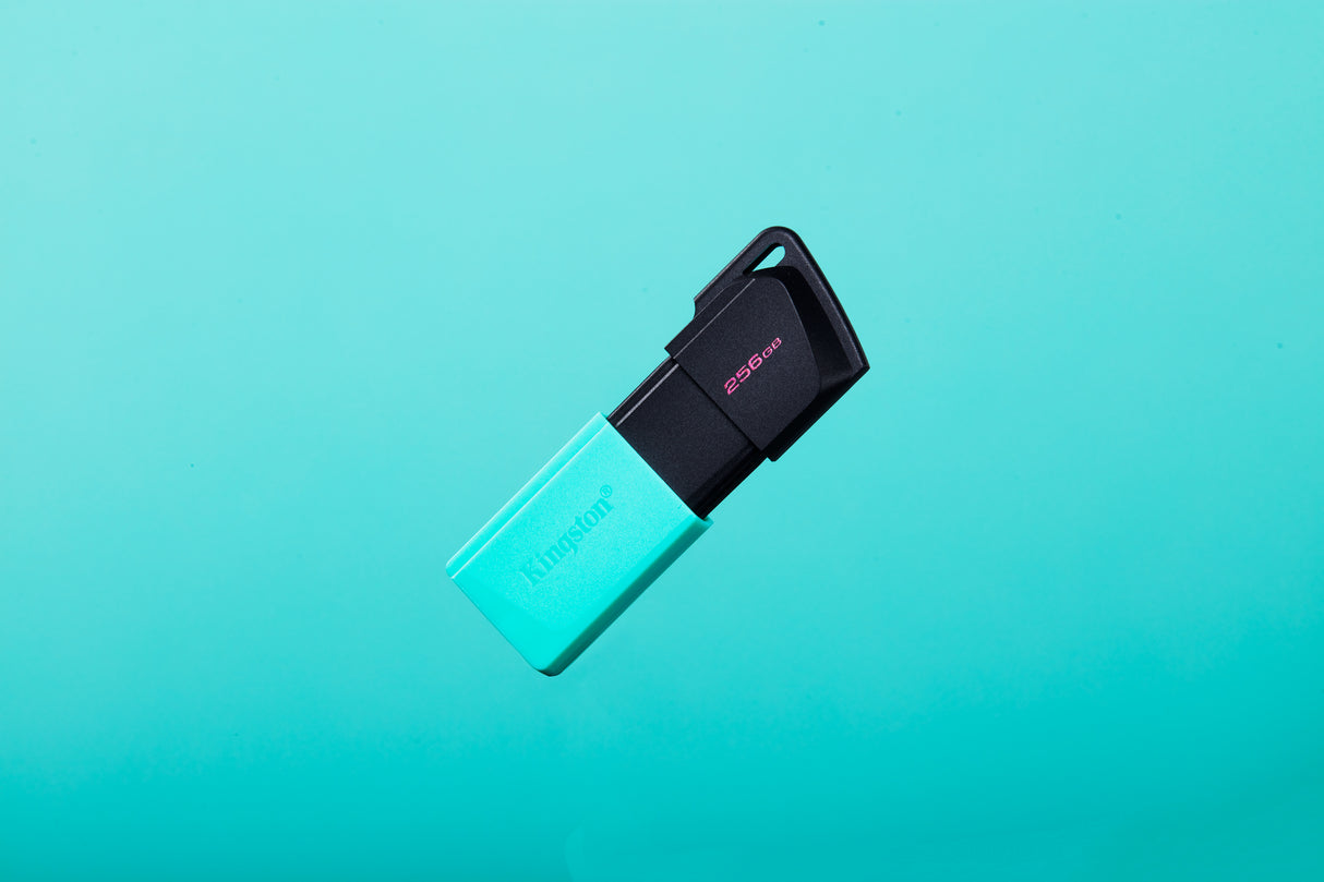 Kingston Technology 256GB USB3.2 Gen1 DataTraveler Exodia M (Negro + Turquesa) Memoria Flash 256 GB USB tipo A 3.2 Gen 1 (3.1 Gen 1) Deslizar