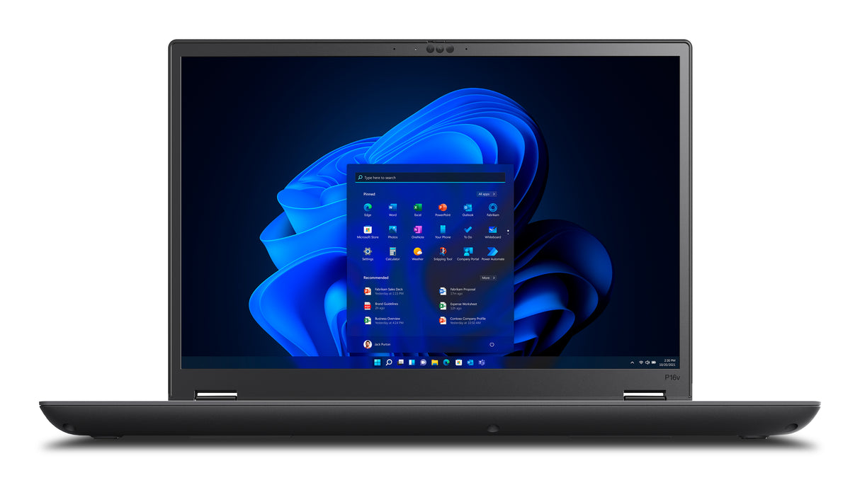 R-Go Tools ThinkPad P16v Gen 2 (Intel) Ordenadores portátiles Estación de trabajo móvil Negro 40,6 cm