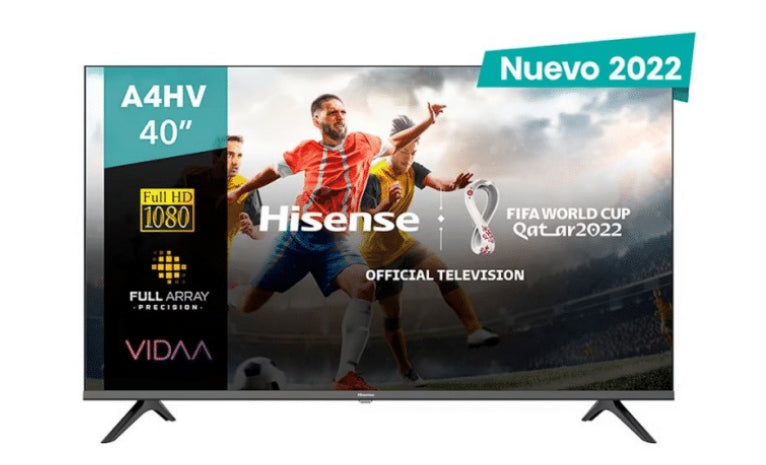 Hisense 40A4HV Televisor 101,6 cm (40") Full HD Smart TV Wifi Negro 200 cd / m²