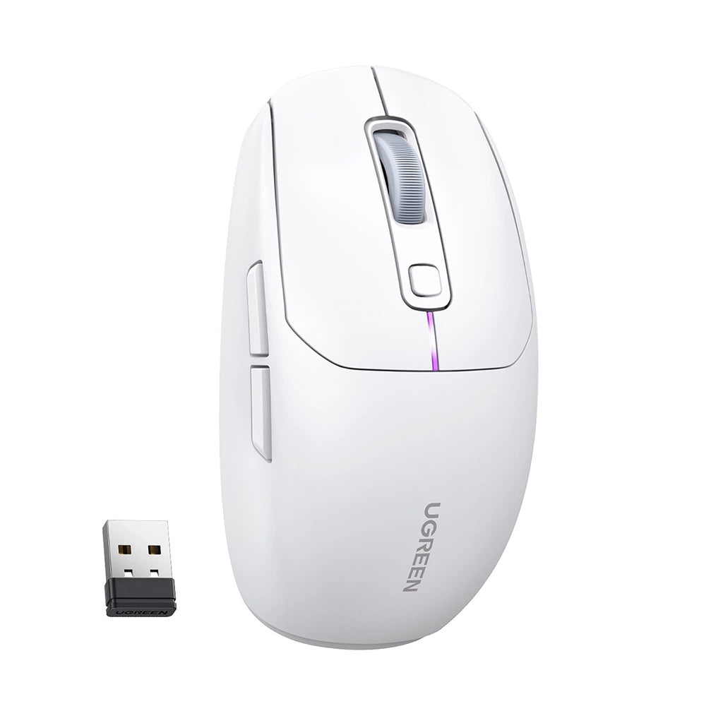 Ugreen 15629 - Ugreen MU103 ratón Universal Ambidextro RF Wireless + Bluetooth + USB Type-C