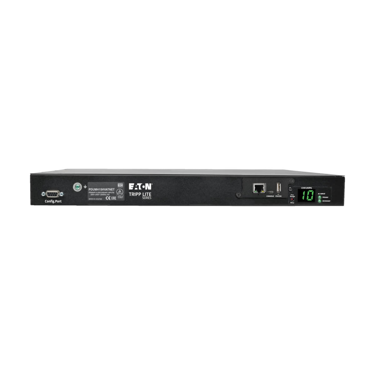 Tripp Lite PDUMH15HVATNET PDU Monofásico Controlable con Switch de Transferencia Automática 2.4kW, 2 Entradas C14 de 200