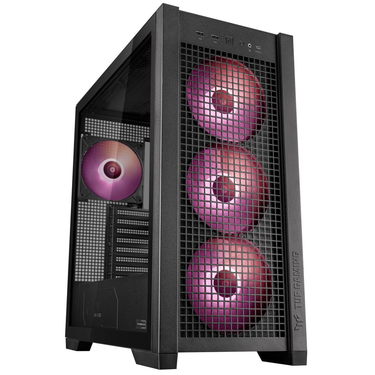 ASUS TUF Gaming GT302 ARGB carcasas ordenador Midi Tower PC Negro EATX, ATX, micro ATX, Mini-ITX