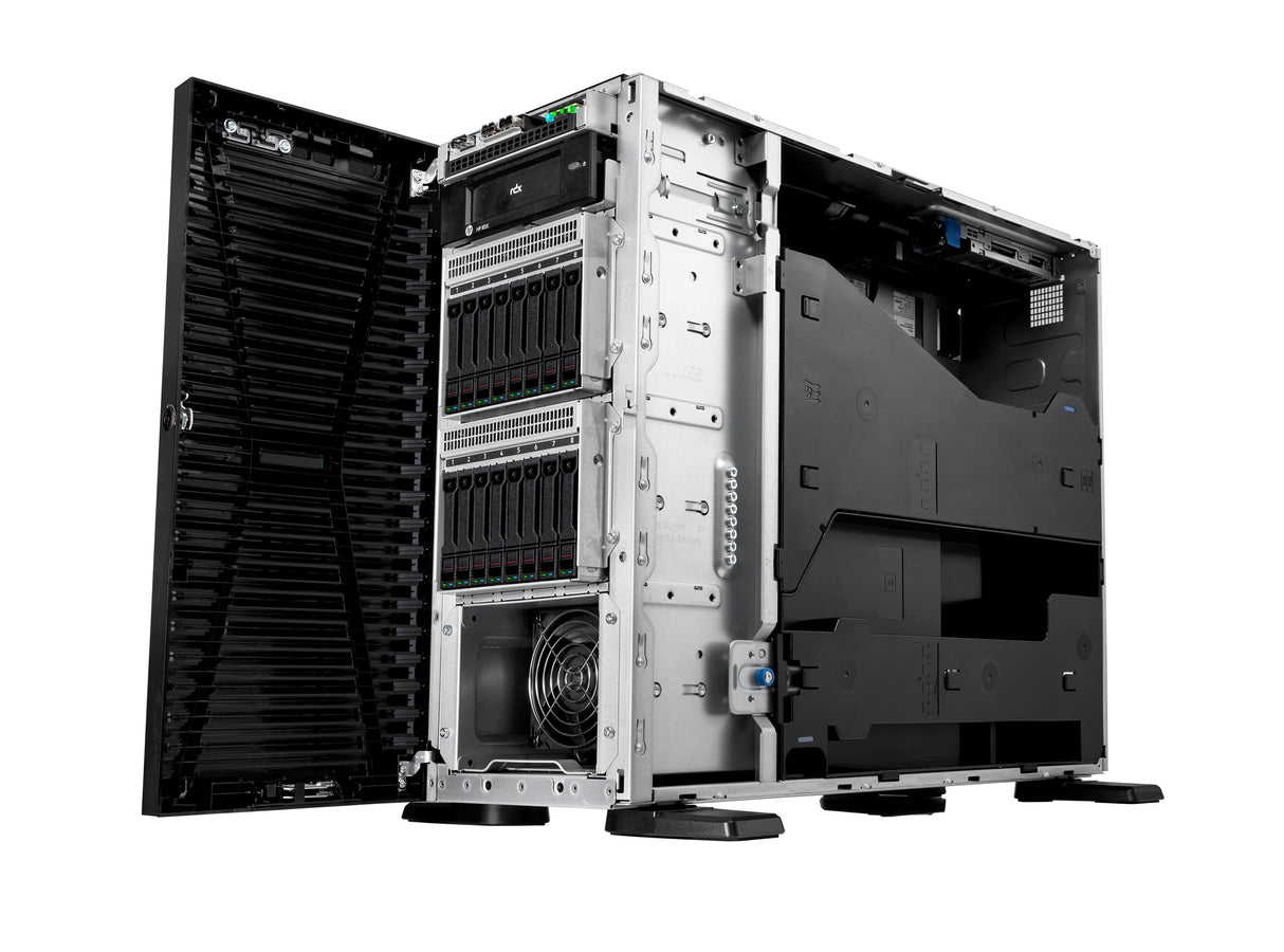 HPE ProLiant ML110 Gen11 3408U 1.8GHz 8-core 1P 16GB-R VROC 4LFF 4TB 500W RPS Server, DDR5-SDRAM, Torre (4.5U)