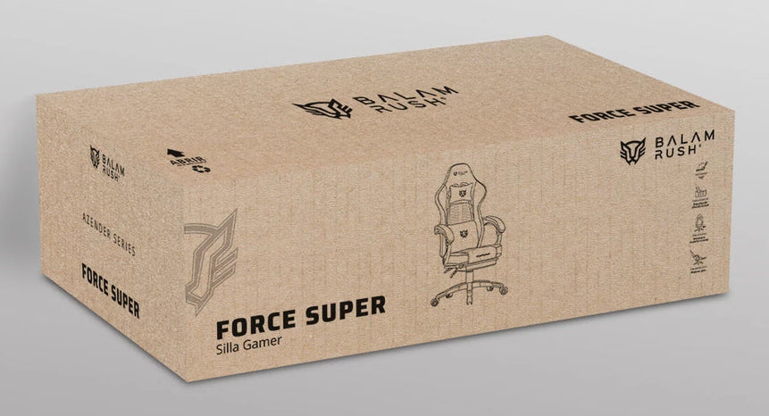 Balam Rush Force Super Z7 Silla de juegos para PC Negro, 150 kg, BR-940610