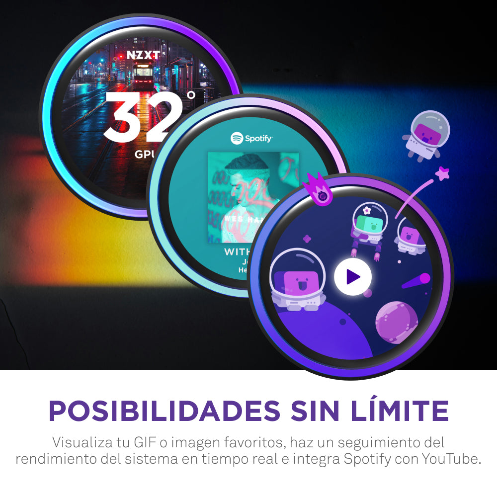 NZXT Kraken Elite 280 RGB Procesador Refrigerador de líquidos todo en uno 14 cm Blanco 1 pieza(s)