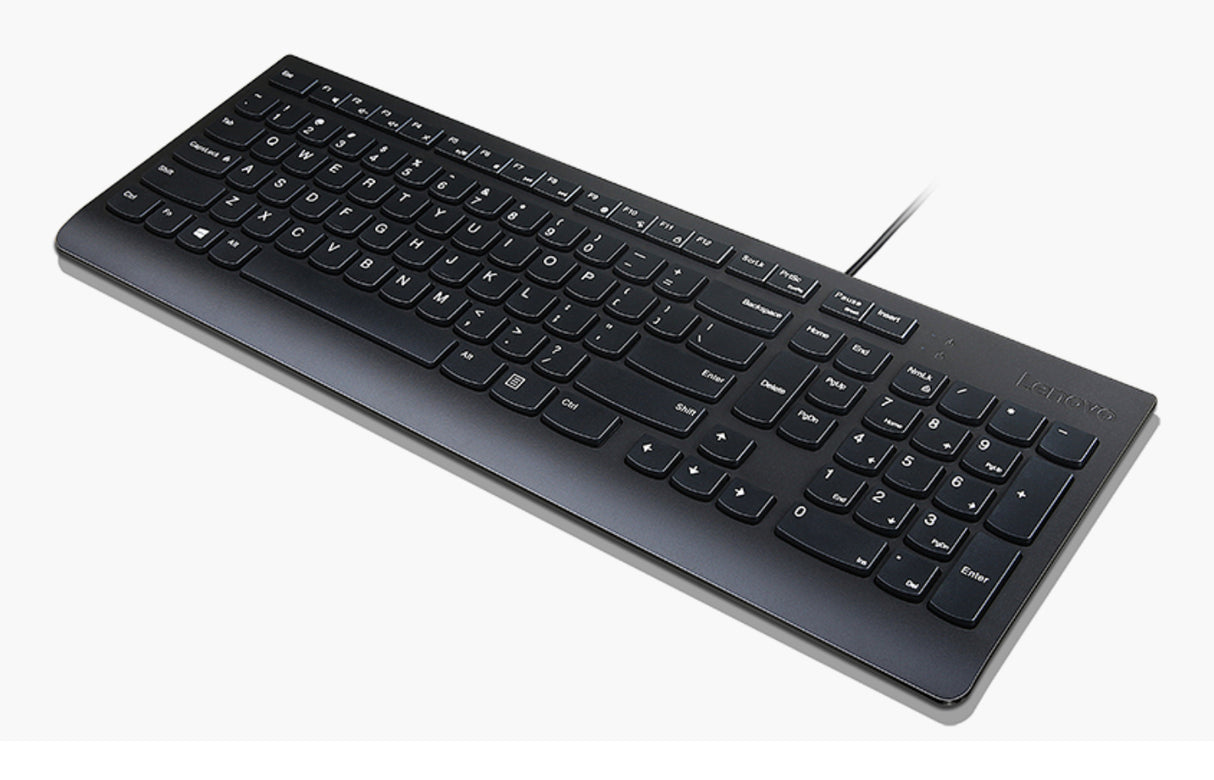 Lenovo 4Y41C68666 Teclado Hogar / Oficina Alámbrico USB Plunger key switch
