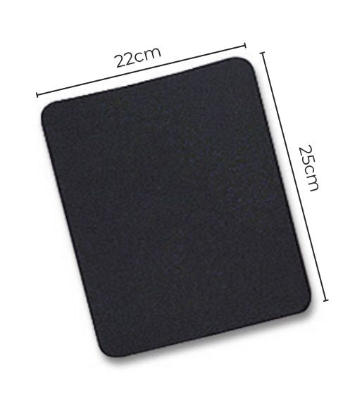 Manhattan Mouse Pad, 6 mm, a granel Ratón Monocromo Negro 6 mm 1 pieza(s)
